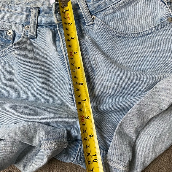 Assembly Label Women 100% Cotton Denim Hot Pants Jean Shorts Sz AU6 W24 - Picture 9 of 9